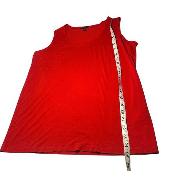Eileen Fisher Red Crew Neck Tank Top Women’s Small - Picture 8 of 10